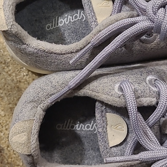 Allbirds Light Gray Wool Runners Size 8 - Picture 7 of 8